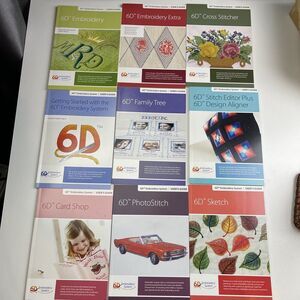 6d Sketch Embroidery System User’s Guide Bundle Lot Of 9
